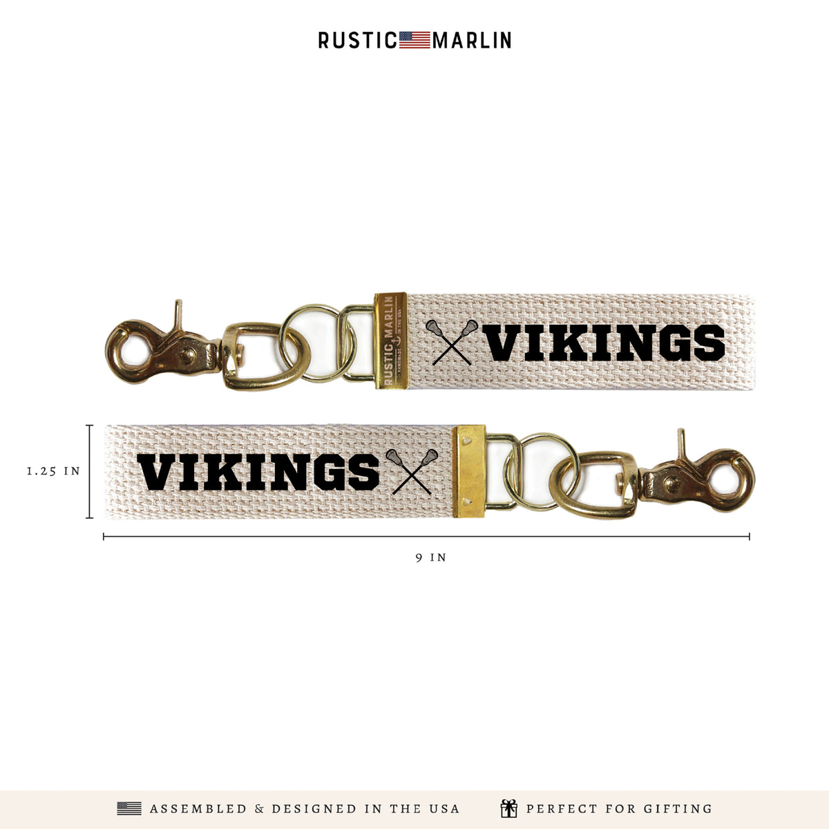 Lacrosse Stickers Personalized Keychain