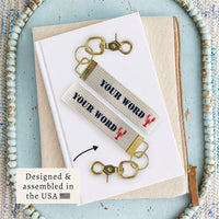 Lobsters Personalized Keychain