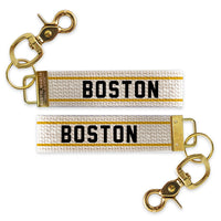 Black and Gold Personalized Keychain