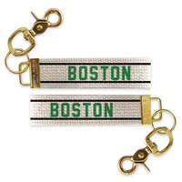 Green and Black Personalized  Keychain