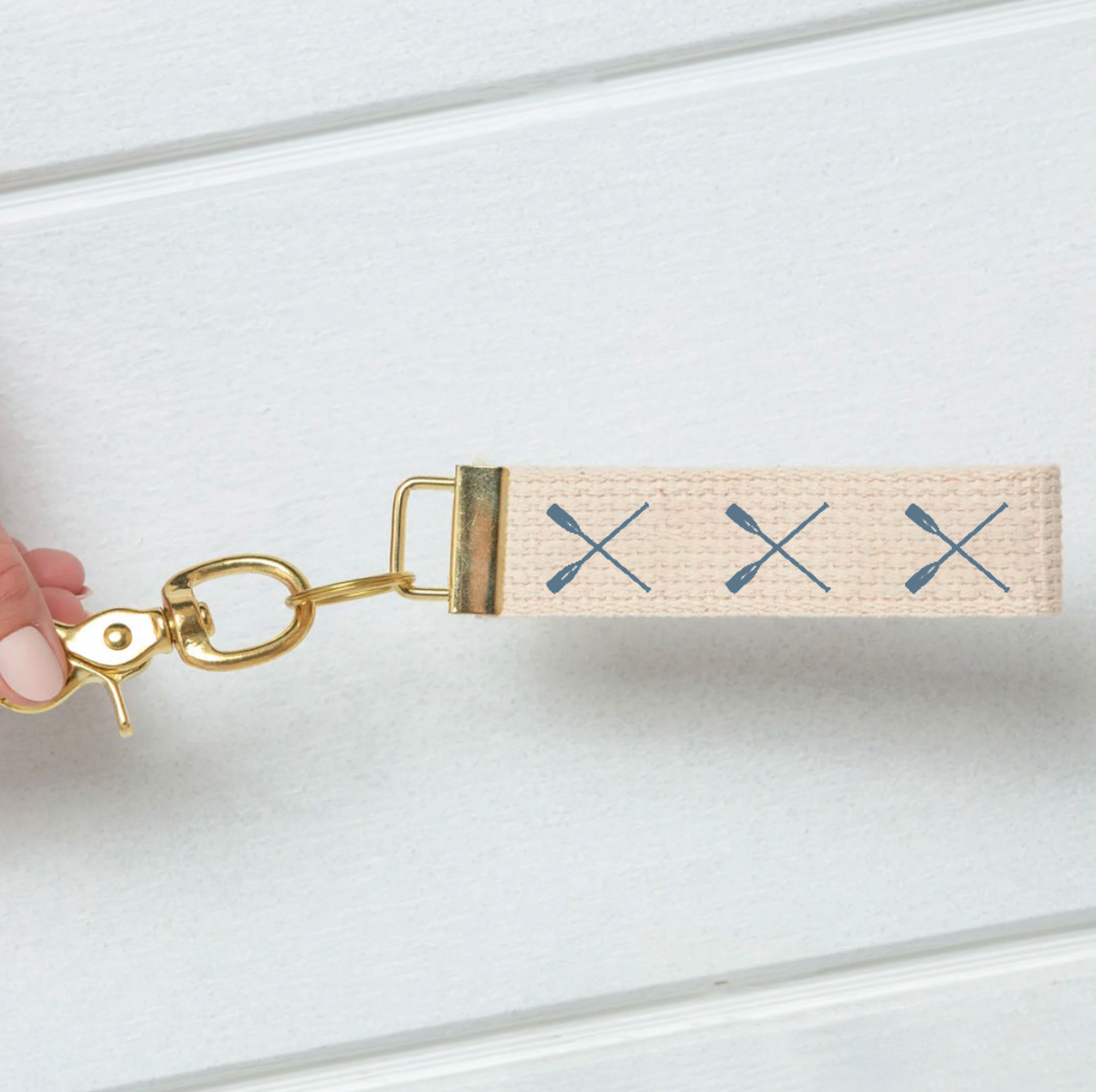 Repeating Oars Keychain