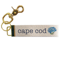 Endless Summer Hydrangea Personalized Keychain