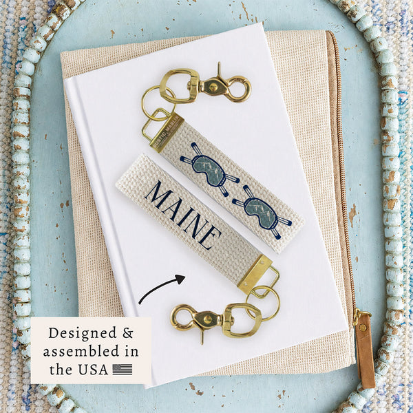 Ski Goggles Personalized Keychain