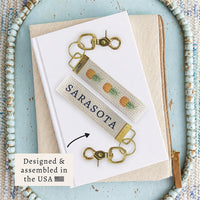 Pineapple Personalized Keychain