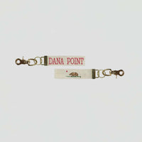 Cali Surf Bear Personalized Keychain