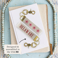 Flowers Personalized Keychain
