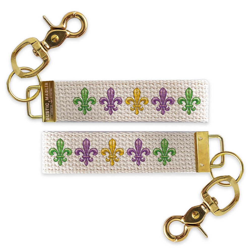 Mardi Gras Keychain