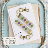Mardi Gras Keychain