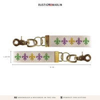 Mardi Gras Keychain