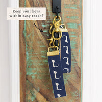 Cape Cod Navy Keychain