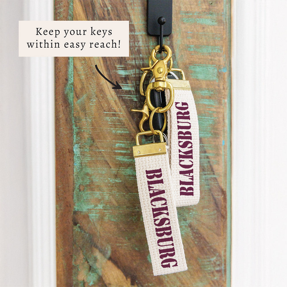 Blacksburg Keychain