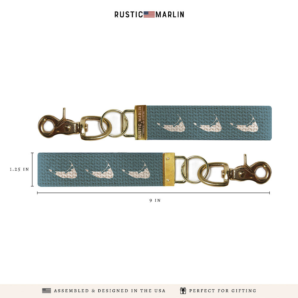 Nantucket Island Keychain