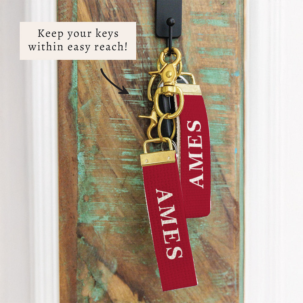 Ames Color Block Keychain