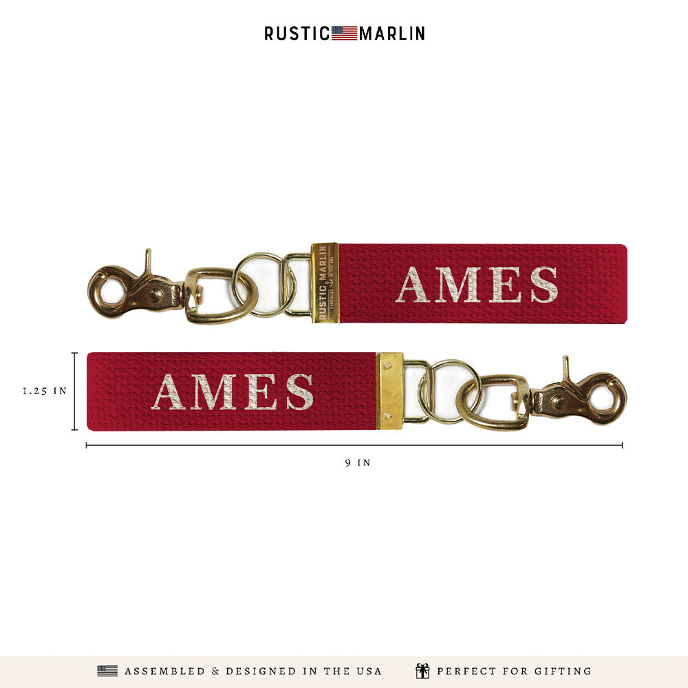 Ames Color Block Keychain