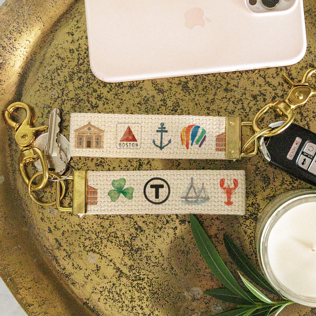 Boston Icons Keychain