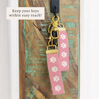 Paws Pink Keychain