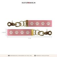 Paws Pink Keychain