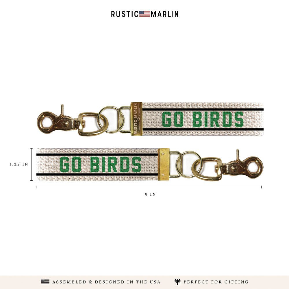 Philly Go Birds Striped Keychain