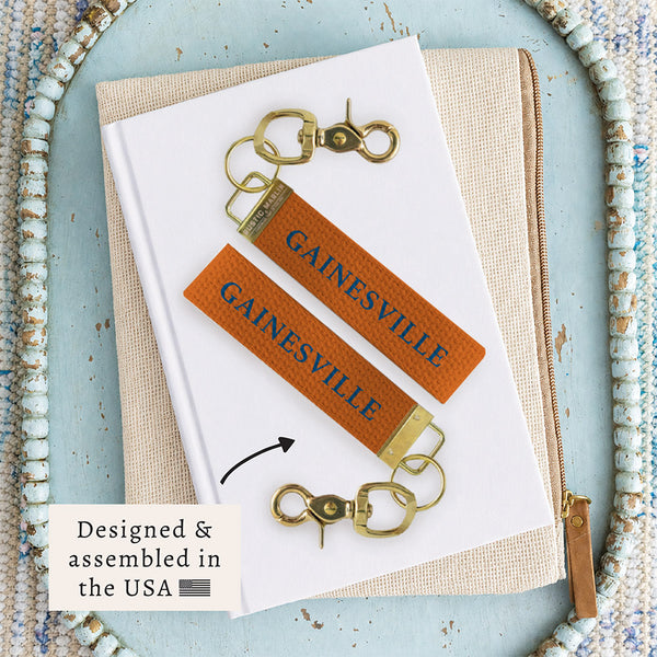 Gainesville Block Keychain