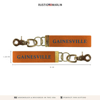 Gainesville Block Keychain