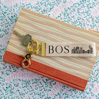 Boston Skyline Keychain