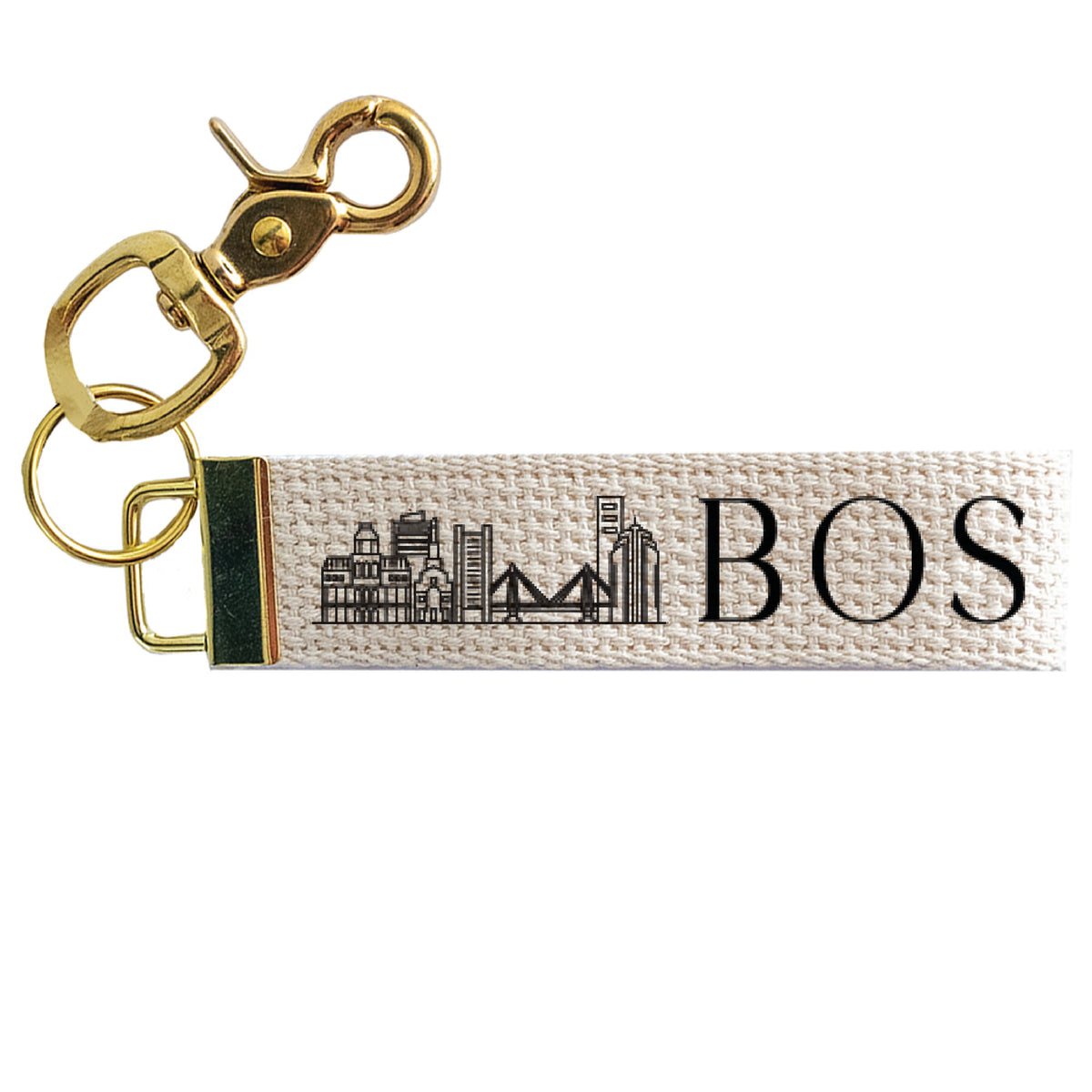 Boston Skyline Keychain
