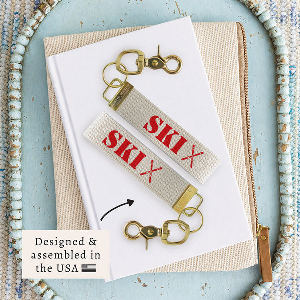 Ski Keychain