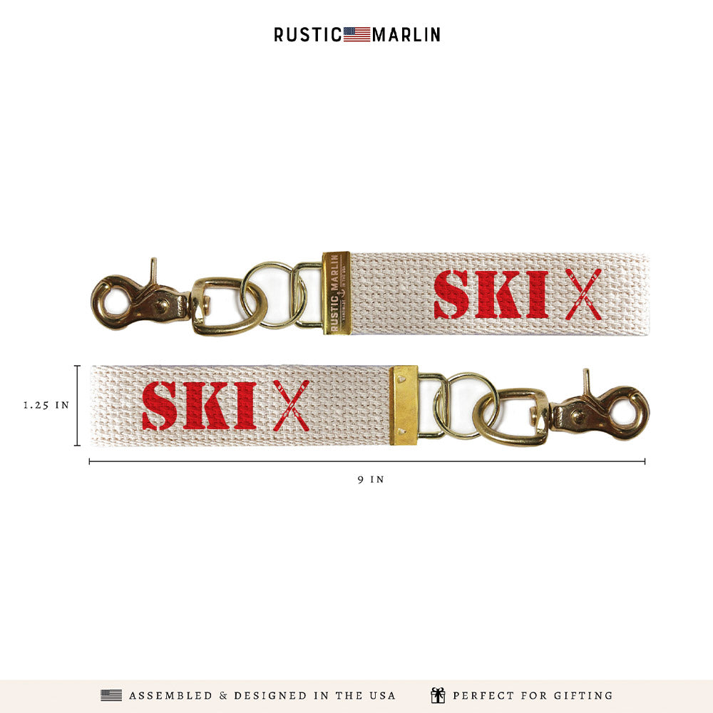 Ski Keychain