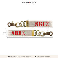 Ski Keychain