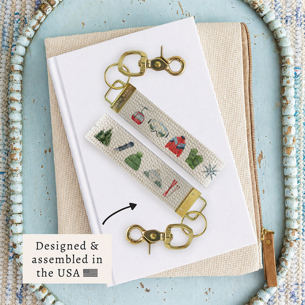 Ski Icons Keychain