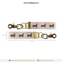 Texas Flag Boot Keychain