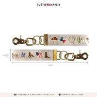 Texas Icons Keychain