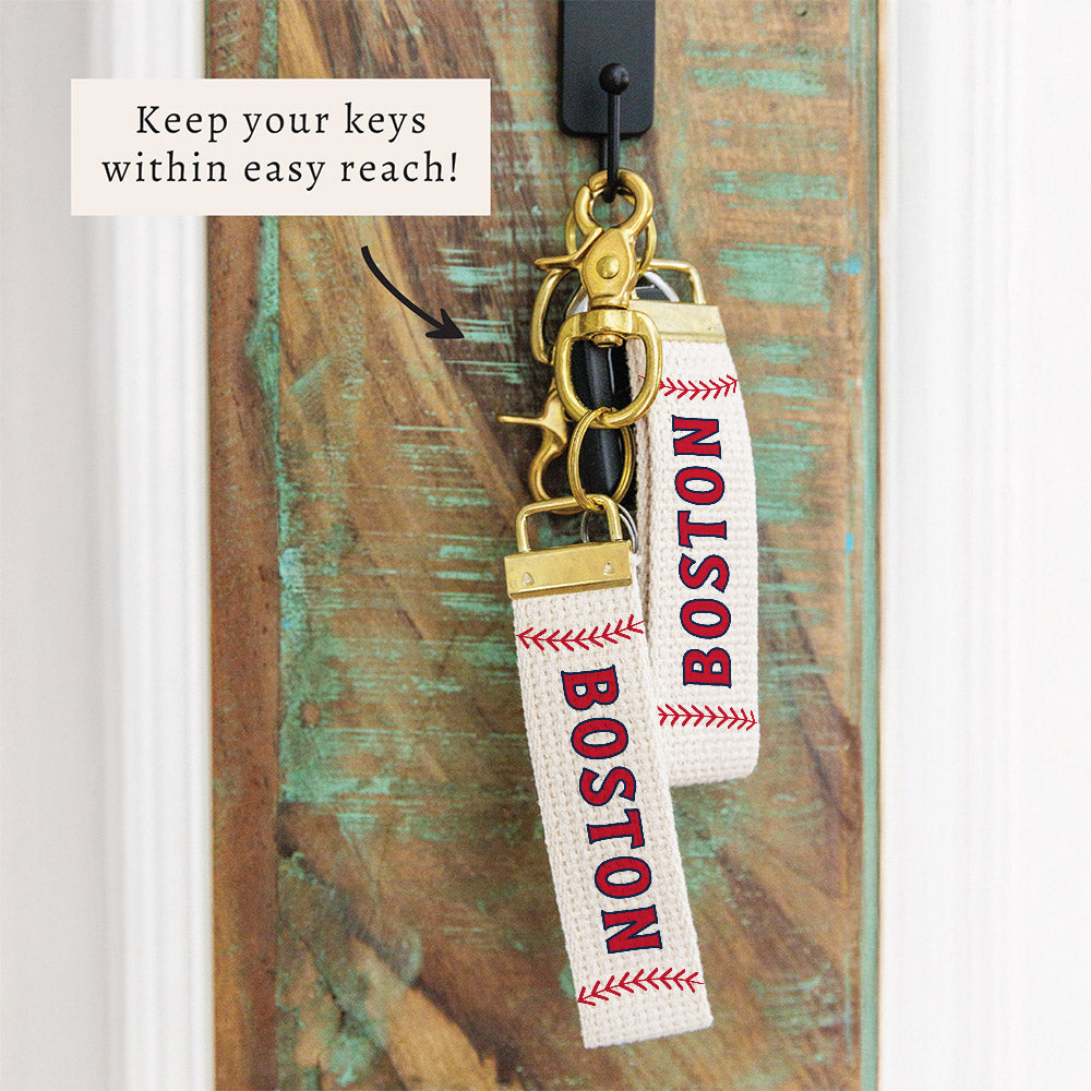 Boston Keychain