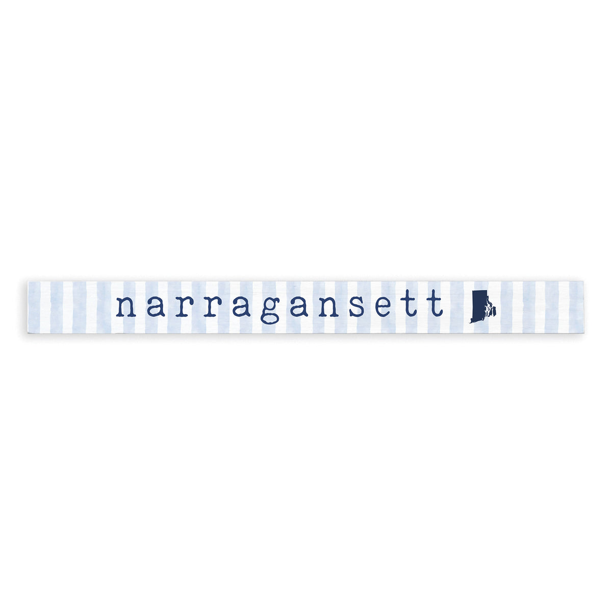 Narragansett Blue Stripe Skinny Sign
