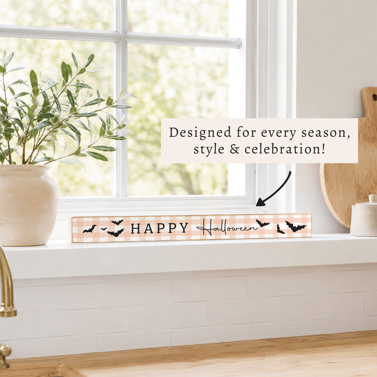 Happy Halloween Skinny Sign