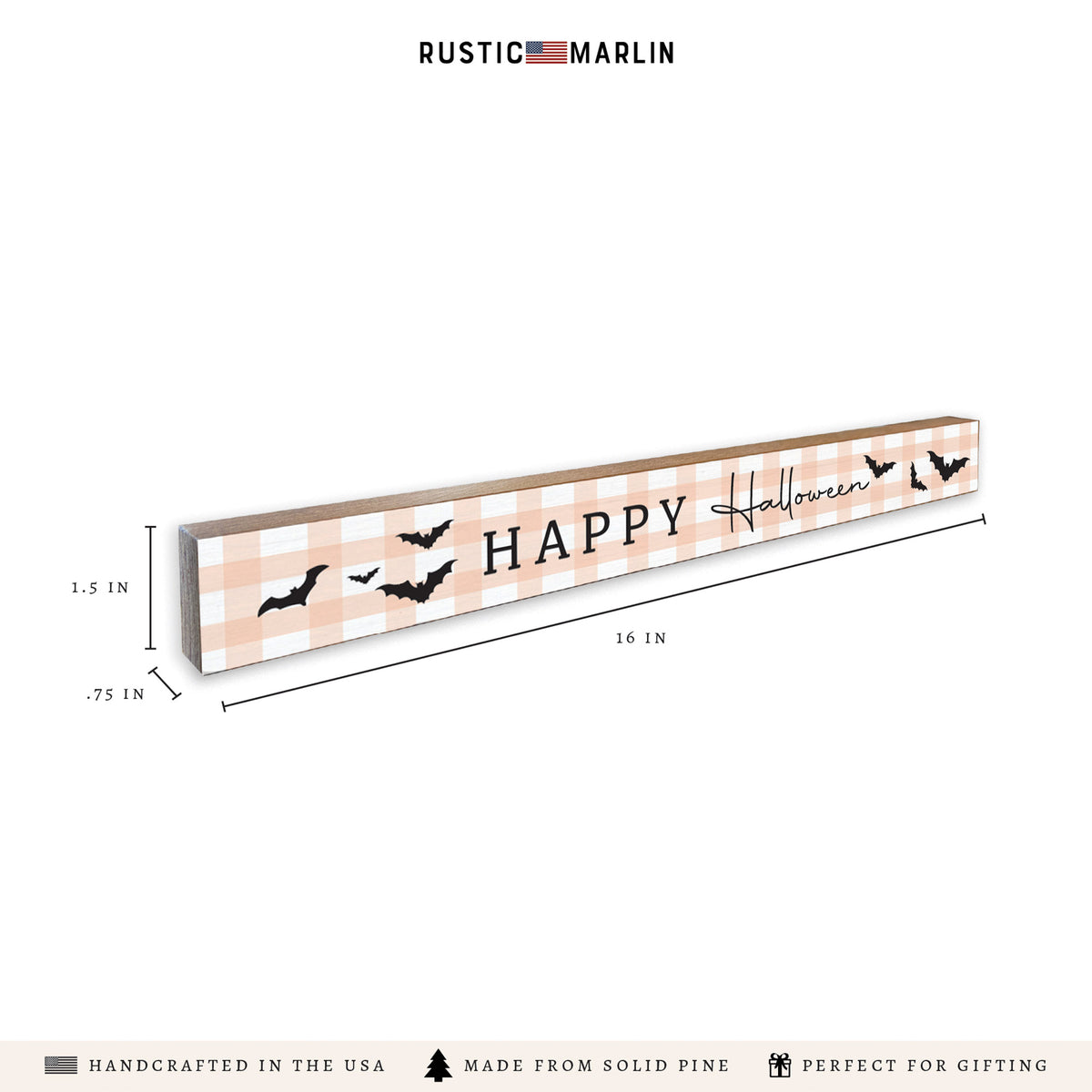 Happy Halloween Skinny Sign