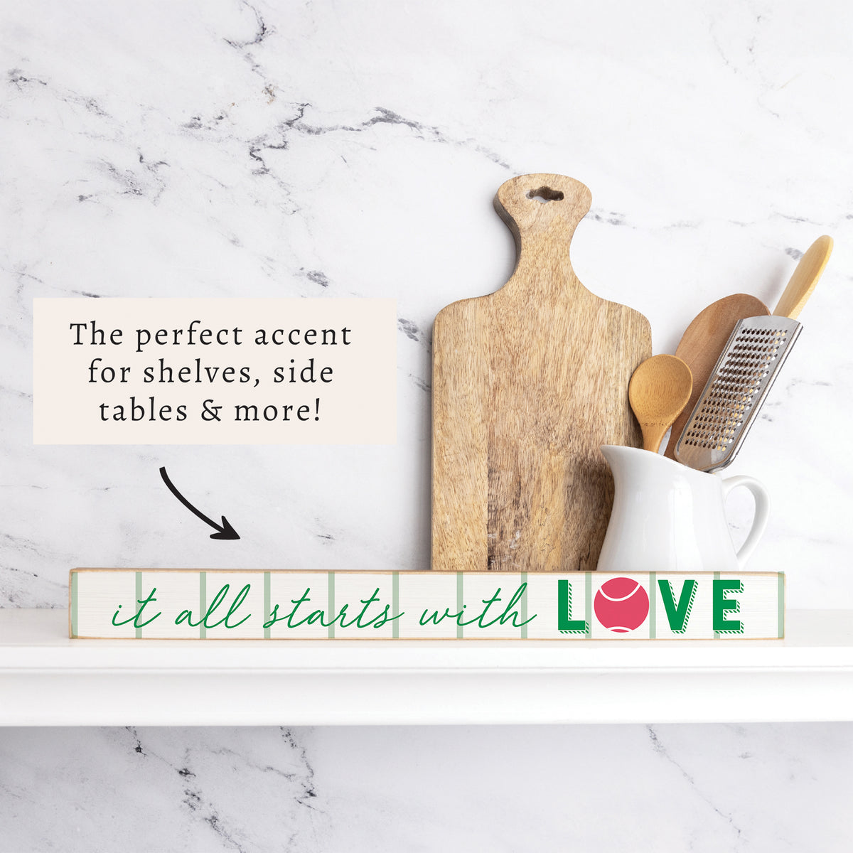 Starts With Love Skinny Sign