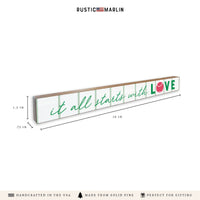 Starts With Love Skinny Sign