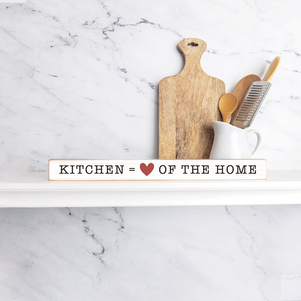 Kitchen Heart Of The Home Skinny Sign