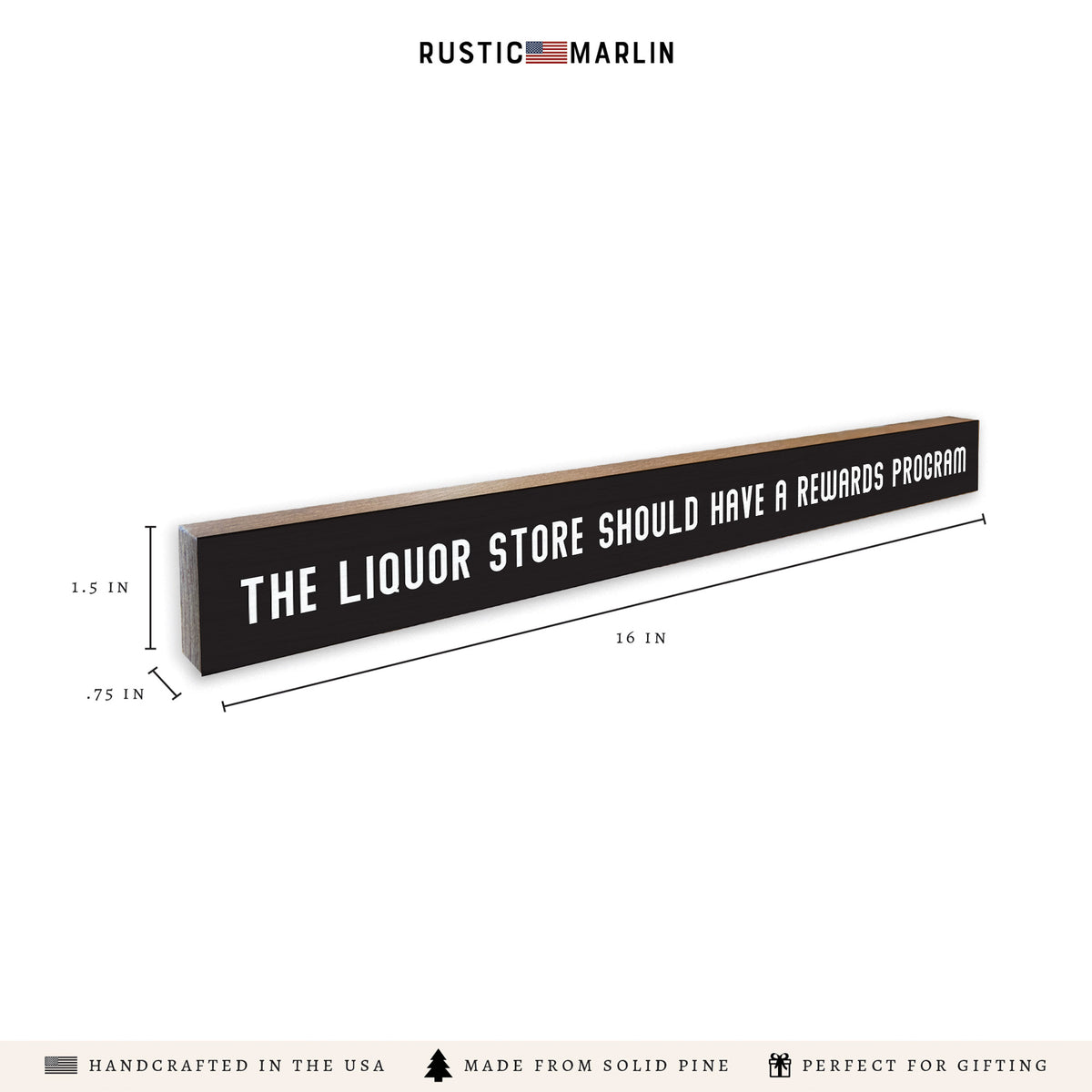 The Liquor Store Should Have A Rewards Program Skinny Sign