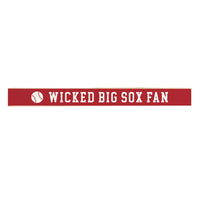 Wicked Big Sox Fan Skinny Sign