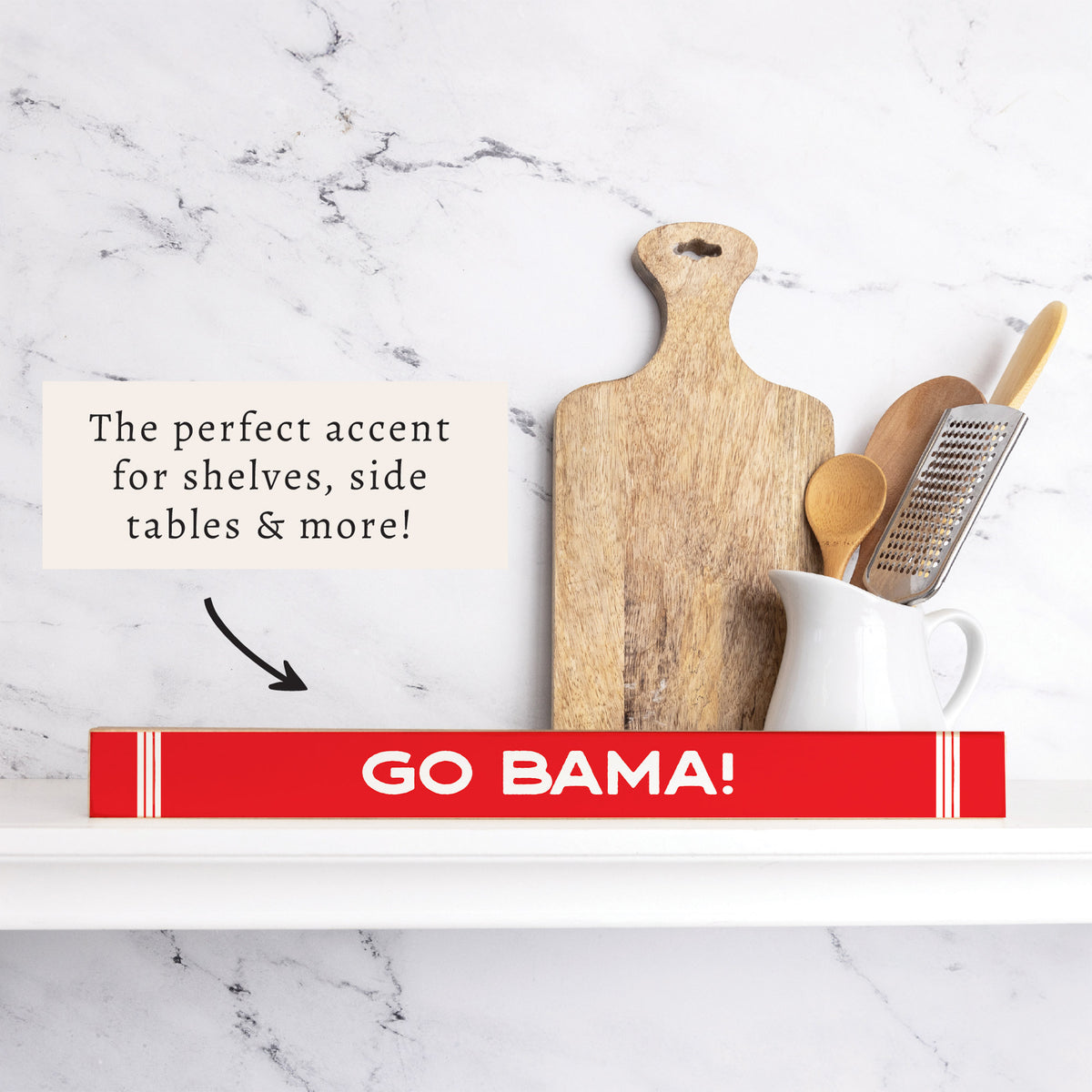 Collegiate Stripe Personalized Skinny Sign