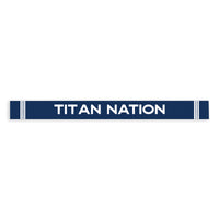 Collegiate Stripe Personalized Skinny Sign