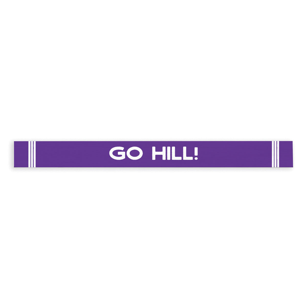 Collegiate Stripe Personalized Skinny Sign