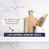 Life Happens Personalized Skinny Sign | Shelf Decor