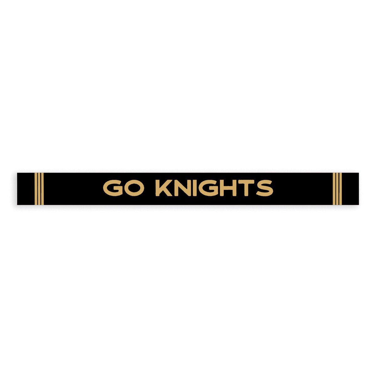 Collegiate Stripe Personalized Skinny Sign