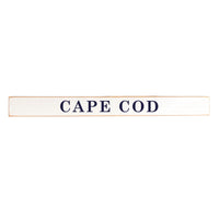 Your Word White/Navy Personalized Skinny Sign