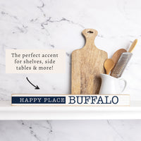Happy Place Personalized Skinny Sign