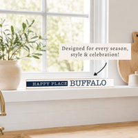 Happy Place Personalized Skinny Sign