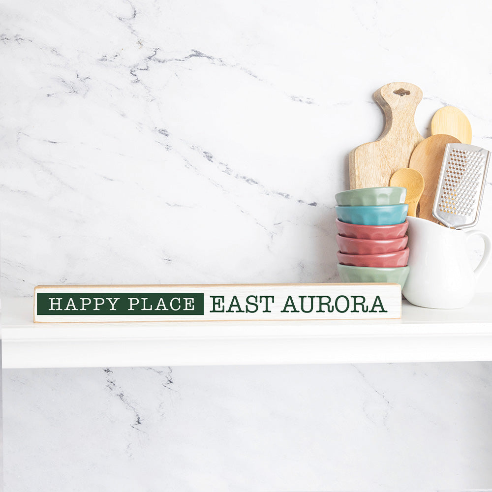 Your Happy Place Green Skinny Sign